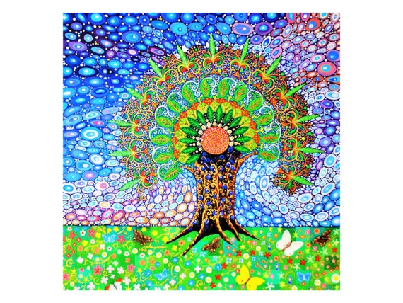 Life of Colour Mandala Painting Kit - The Dancer (Wildflowers)