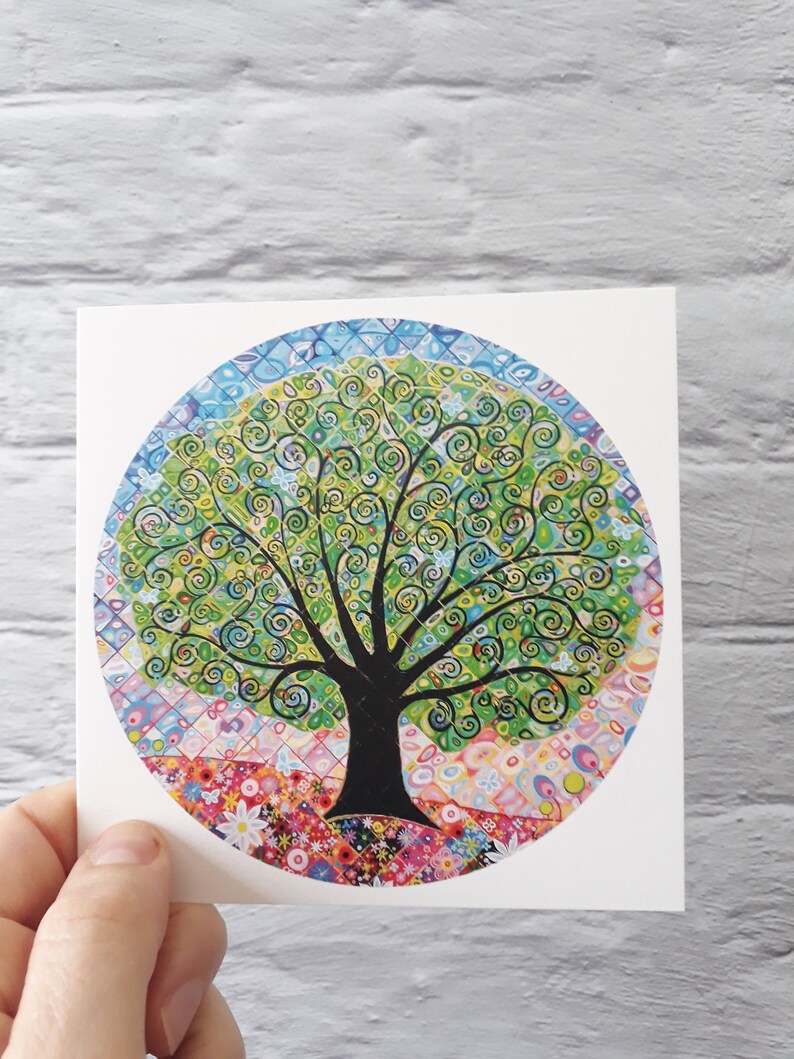 Tree Of Life Card Birthday Card Thank You Card Card For Etsy