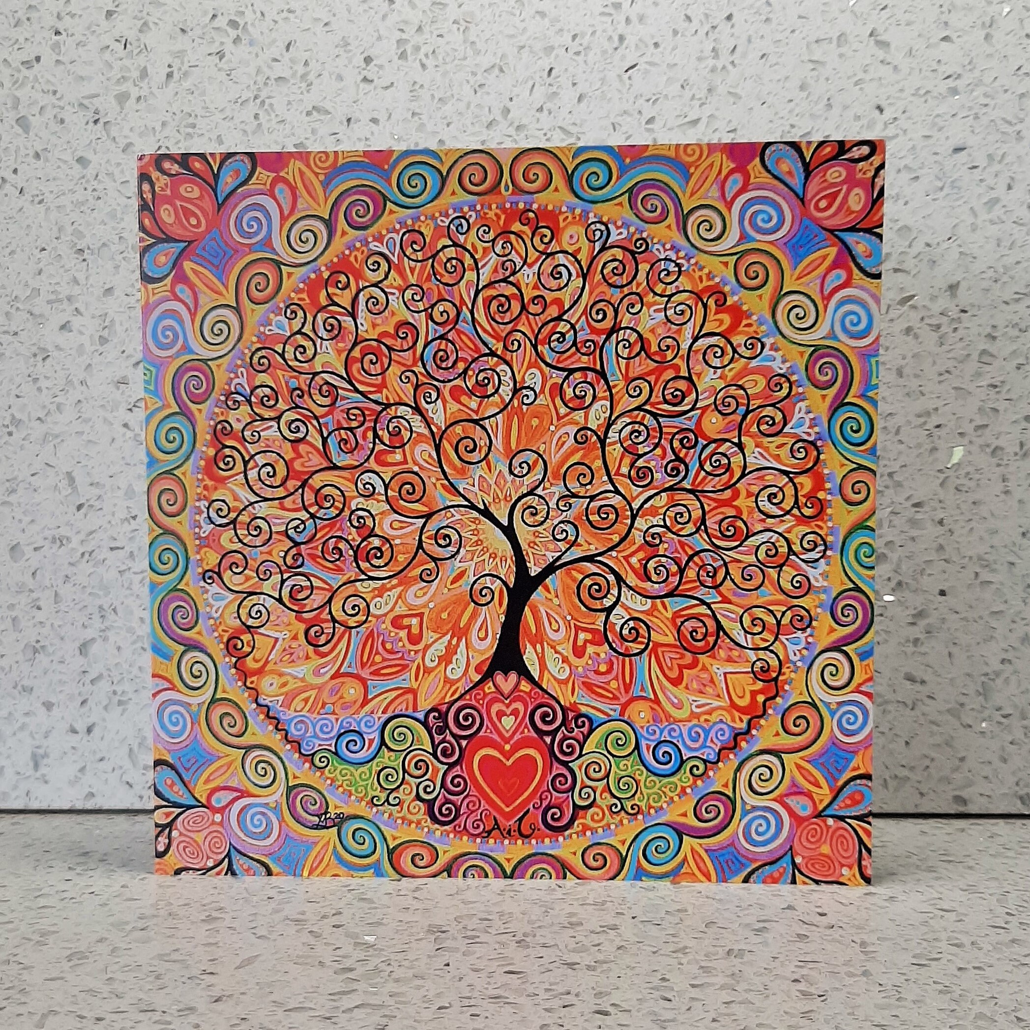Lebensbaum Karte Geburtstagskarte für Mama oder Frau | Etsy