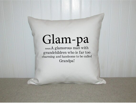 Glam pa definition throw pillow cover Quote Pillow Cover