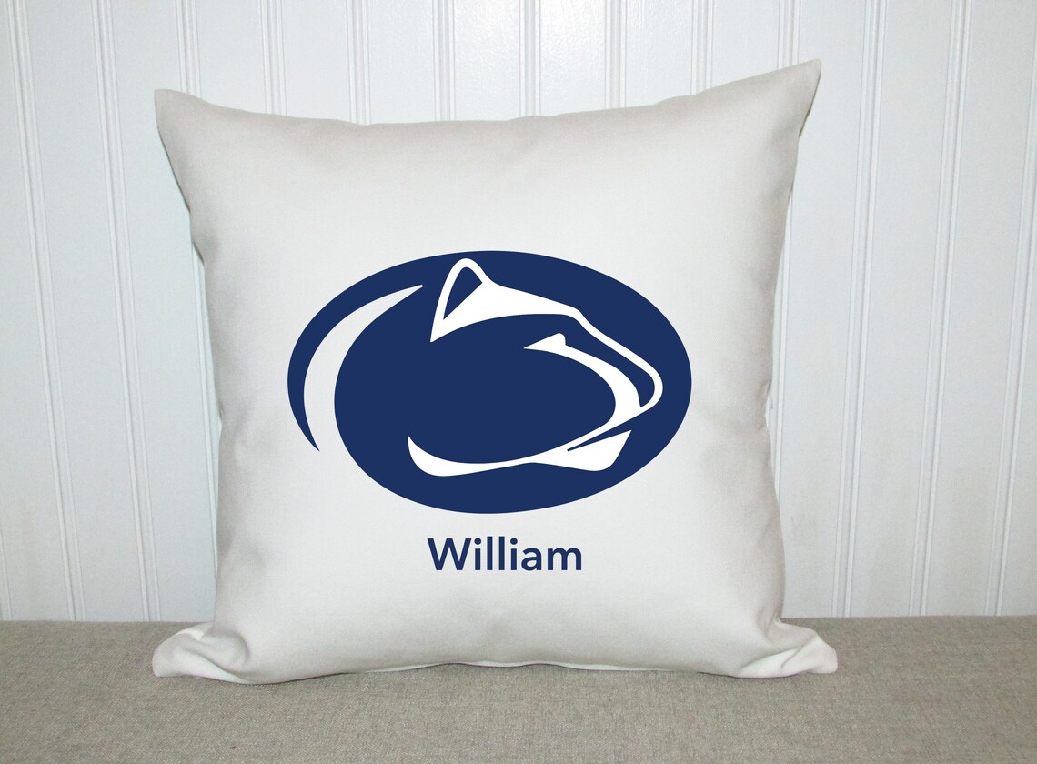 Penn State Custom Throw Pillow Graduation Gift Customizable Etsy