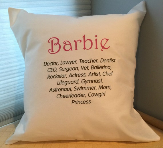 coussin barbie