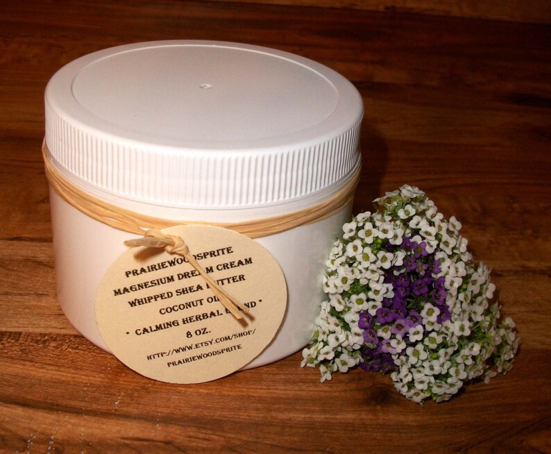 Magnesium Dream Cream Sleep & Pain Formula Jasmine Chamomile Etsy