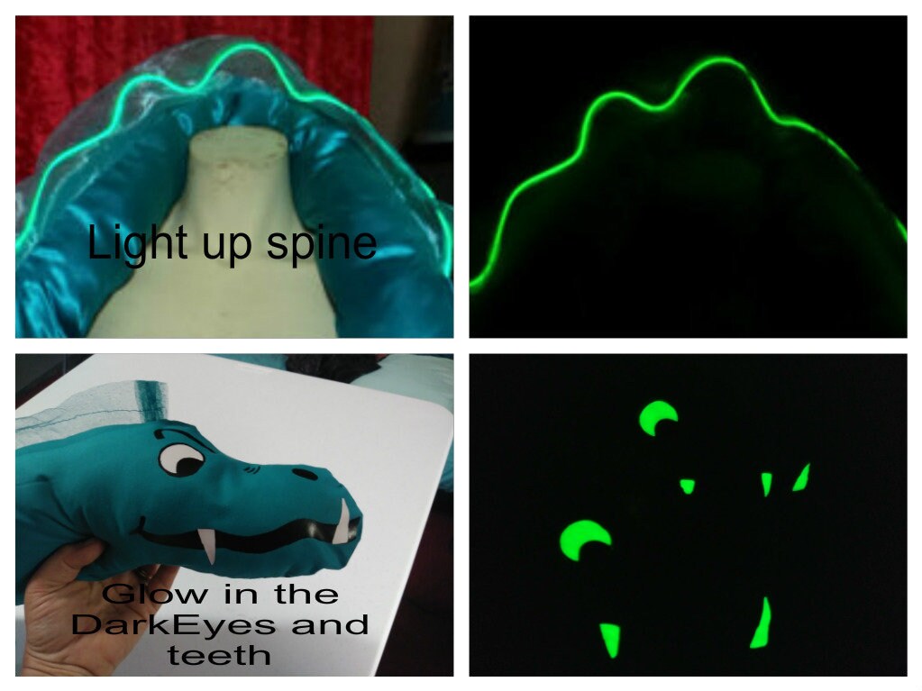 Flotsam and Jetsam Eels With Lighted Spine and Glowing Eyes Etsy