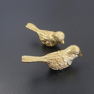 Solid Brass Bird Knobs Drawer Knobs Pulls Kitchen Cabinet Pulls Handle Exquisite Dresser Knobs Door Knob Decor Furniture Hardware LBFEEL