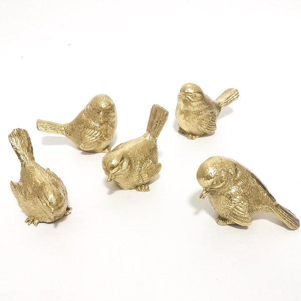 Cute Brass Bird Knobs Pulls Gold Door Knobs Dresser Knob Handle Gift Unique Drawer Knob Gold Kitchen Cabinet Hardware Home Decor LBFEEL