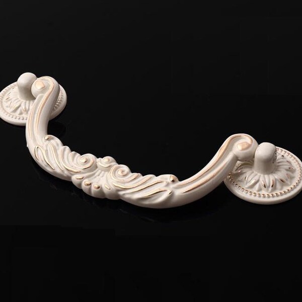 White Drawer Pulls Etsy