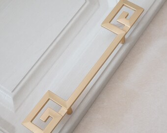 Brass Square Pull Handles 12 11 Mm Pull Bar For Kitchen Etsy