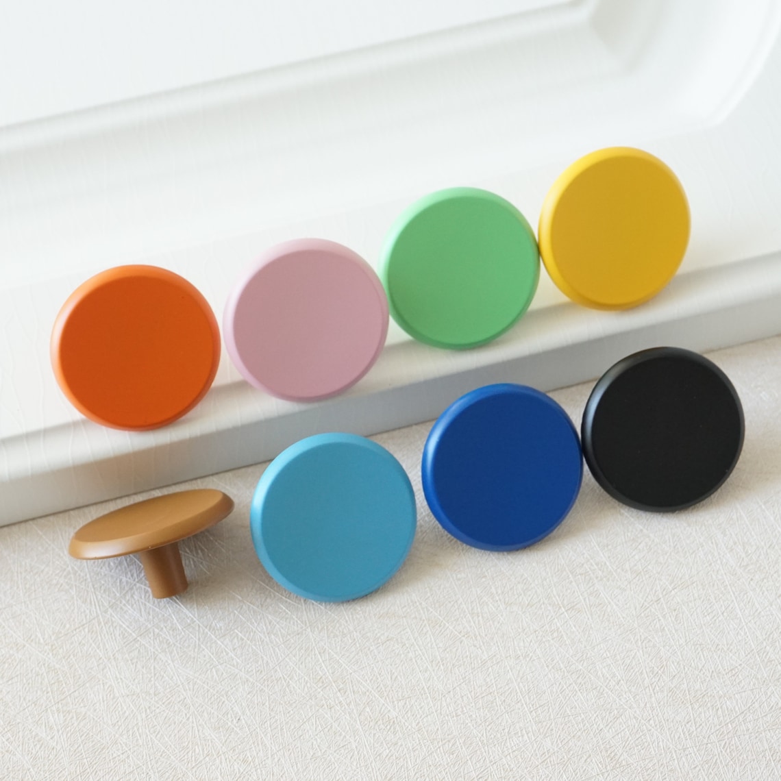 Colorful Drawer Knobs Pulls Kitchen Knob Pull Kids Etsy
