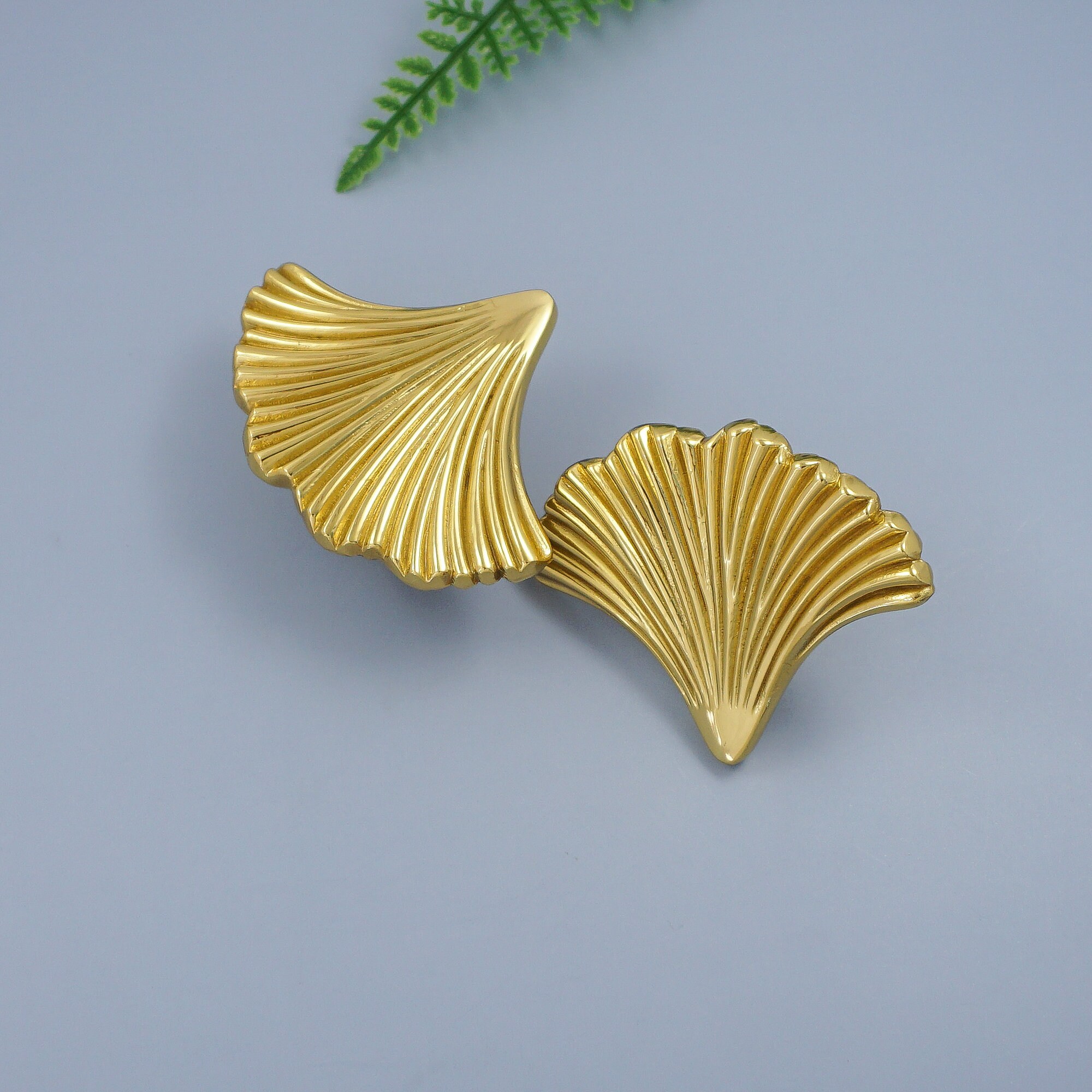 Ginkgo Knöpfe einzigartige Messing Knöpfe zieht Griffe Blatt | Etsy