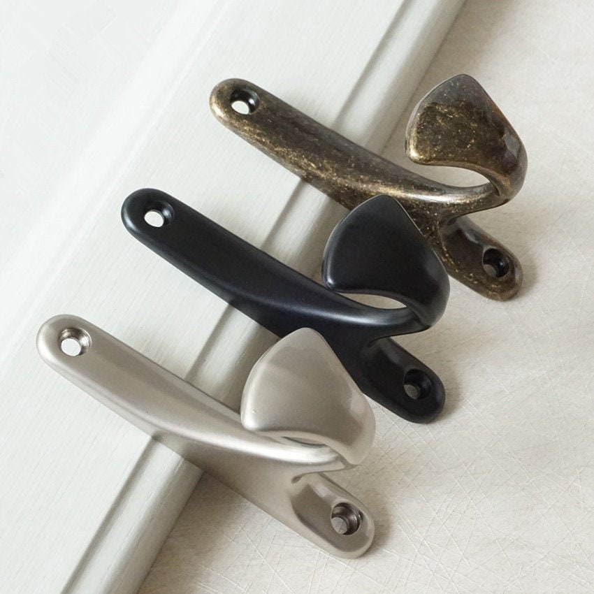 Black Brushed Nickel Coat Hook Wall Hook Antique Bronze Etsy