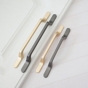 3.75'' 5'' 7.55‘’ Gold Drawer Pulls Handles Gray Cabinet Pulls Chrome Silver Dresser Pulls Unique Cupboard Door Handles Pulls LBFEEL