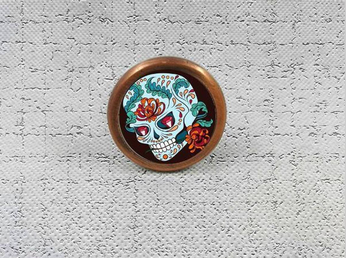 Skull Dresser Knobs / Drawer Knobs Pulls Handles / Kitchen Etsy