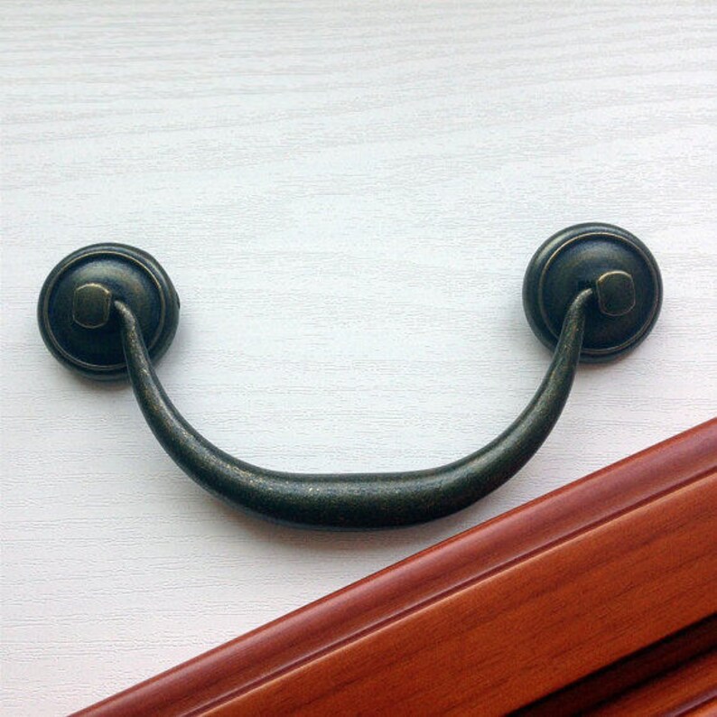 4 1 Vintage Drawer Pulls Handles Cabinet Pull Swing Bail Pulls