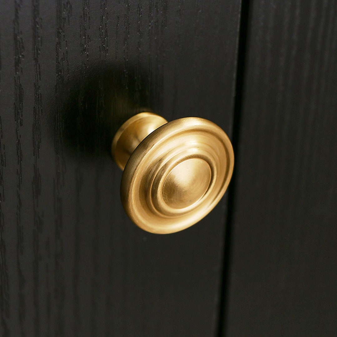Brass Gold Knobs Knobs Drawer Pulls Modern Drawer Knob Etsy