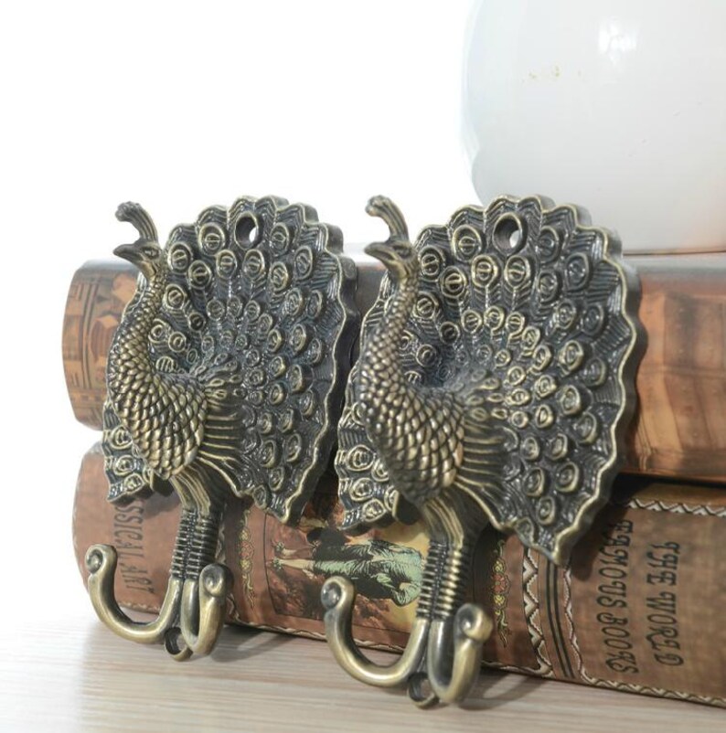 Gold Silver Antique Bronze Hook Decorative Hooks Wall Hooks Etsy