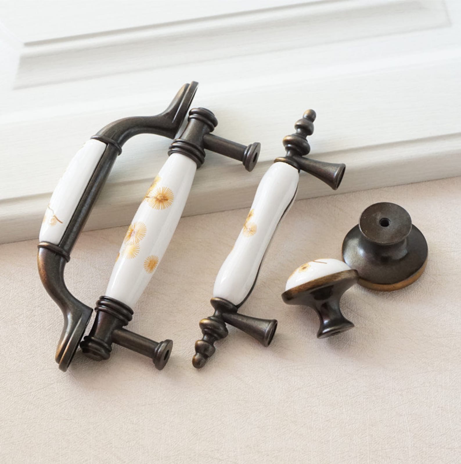 3'' 3.75'' 5'' Ceramic Pulls Etsy