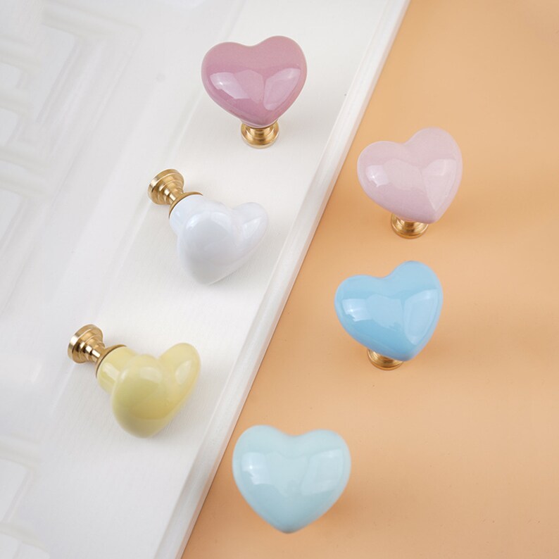 Cute Heart Wall Hook Colorful Ceramic Hooks for Wall Gift Home Etsy