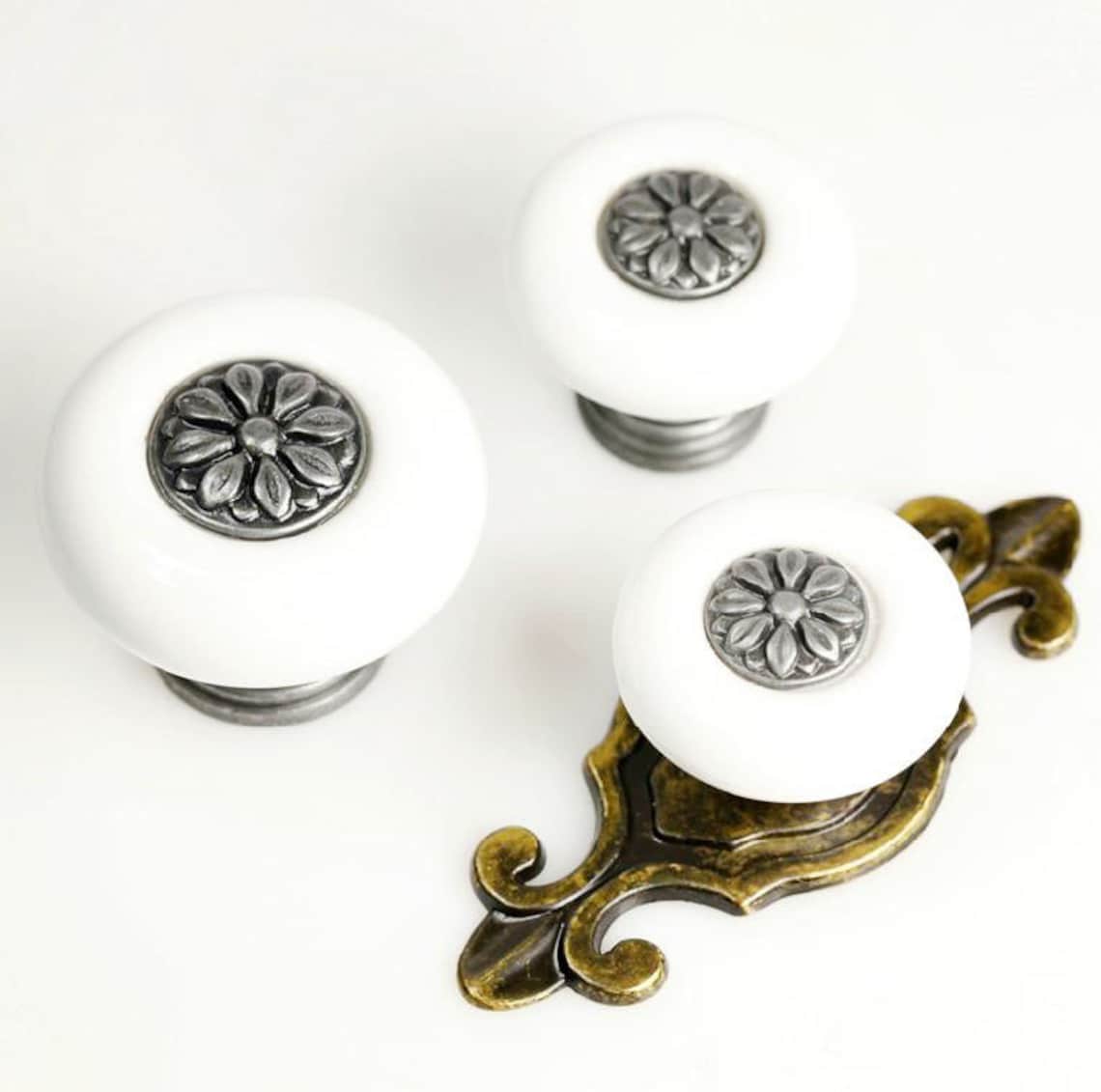 Dresser Knob Drawer Knobs tira manijas cerámica cocina Etsy
