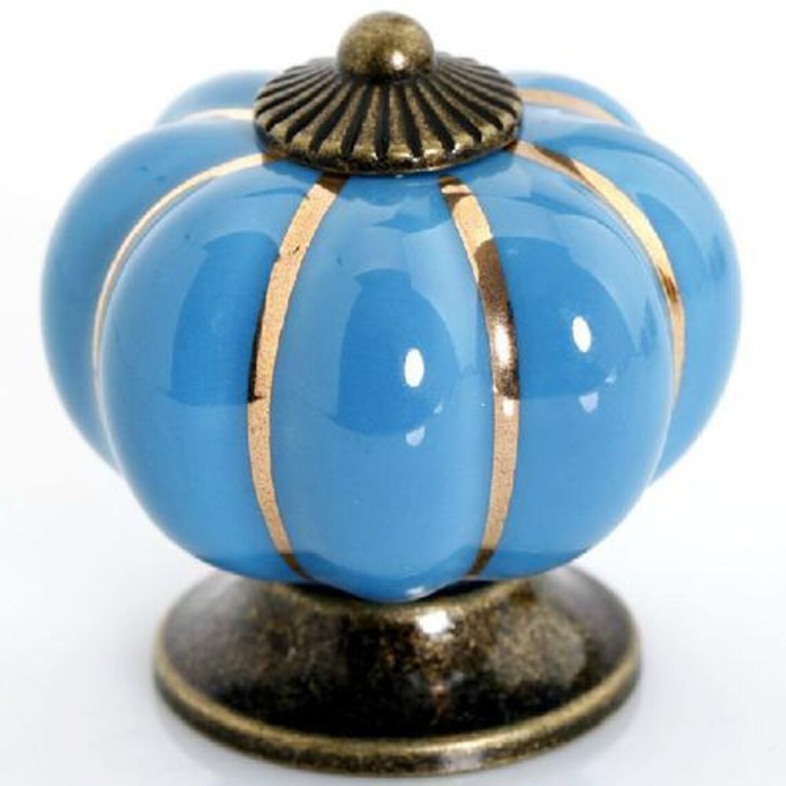 Pumpkin Knobs / Dresser Knob Drawer Pulls Handles / Ceramic Etsy