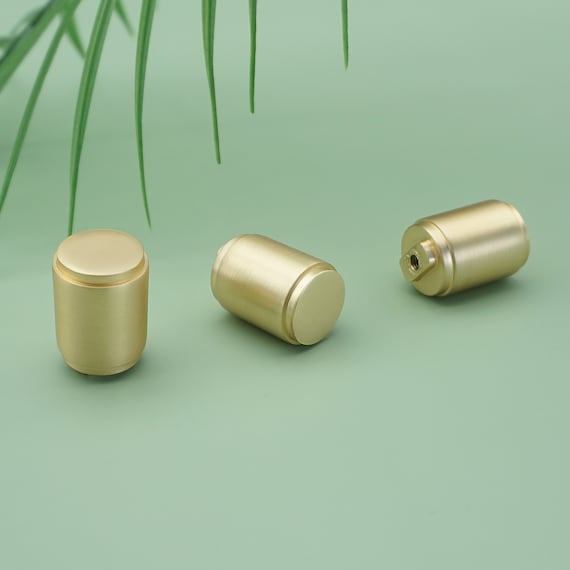 Brushed Gold Dresser Knobs Drawer Knobs Knobs Modern Etsy