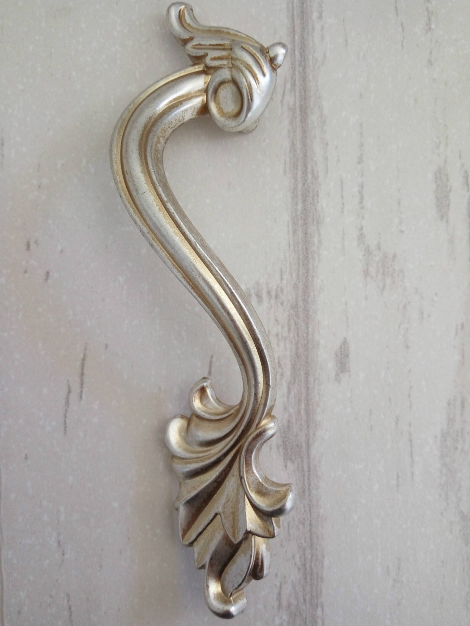3 Vintage Style Door Handles Pulls Antique Etsy