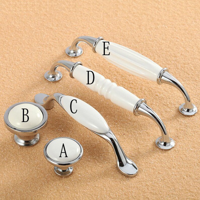 Dresser Pull Ceramic Drawer Pulls Knobs Handles Knob Etsy