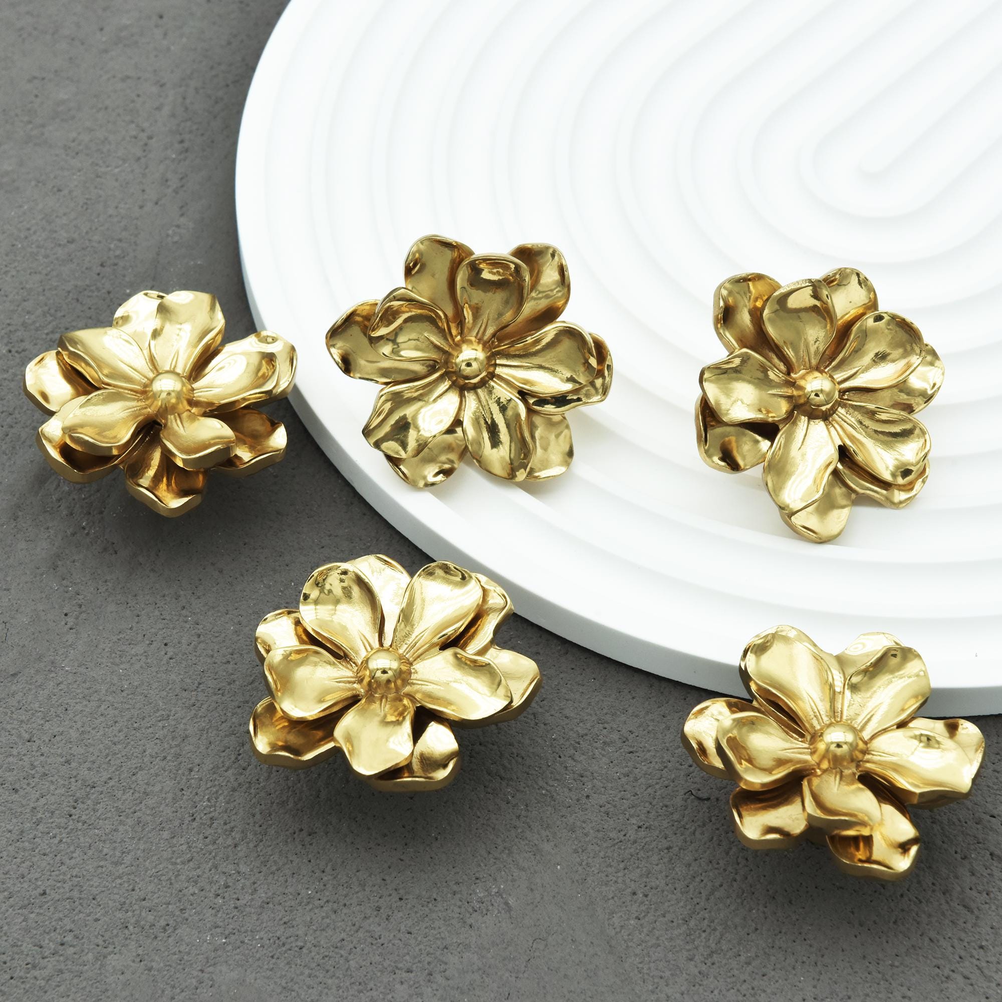 Pomelli Armadio Heimzeit - 6 Pezzi, Acciaio Inox, Design A T, Colore Oro, Per Porte E Cassetti - Foto 5