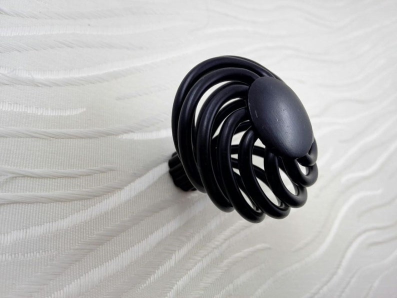 Black Birdcage Knobs Dresser Pulls Knobs Drawer Knobs Pulls Unique Cabinet Pulls Handles Knobs Kitchen Furniture Cupboard Wardrobe Knob