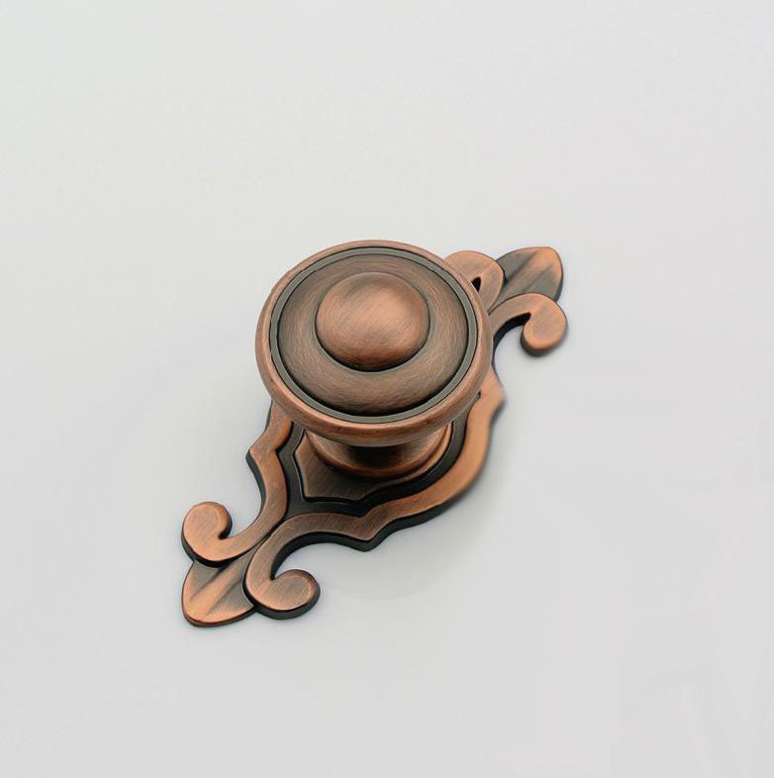 Antique Bronze Dresser Drawer Pull Handles Knob Metal Pulls / Etsy