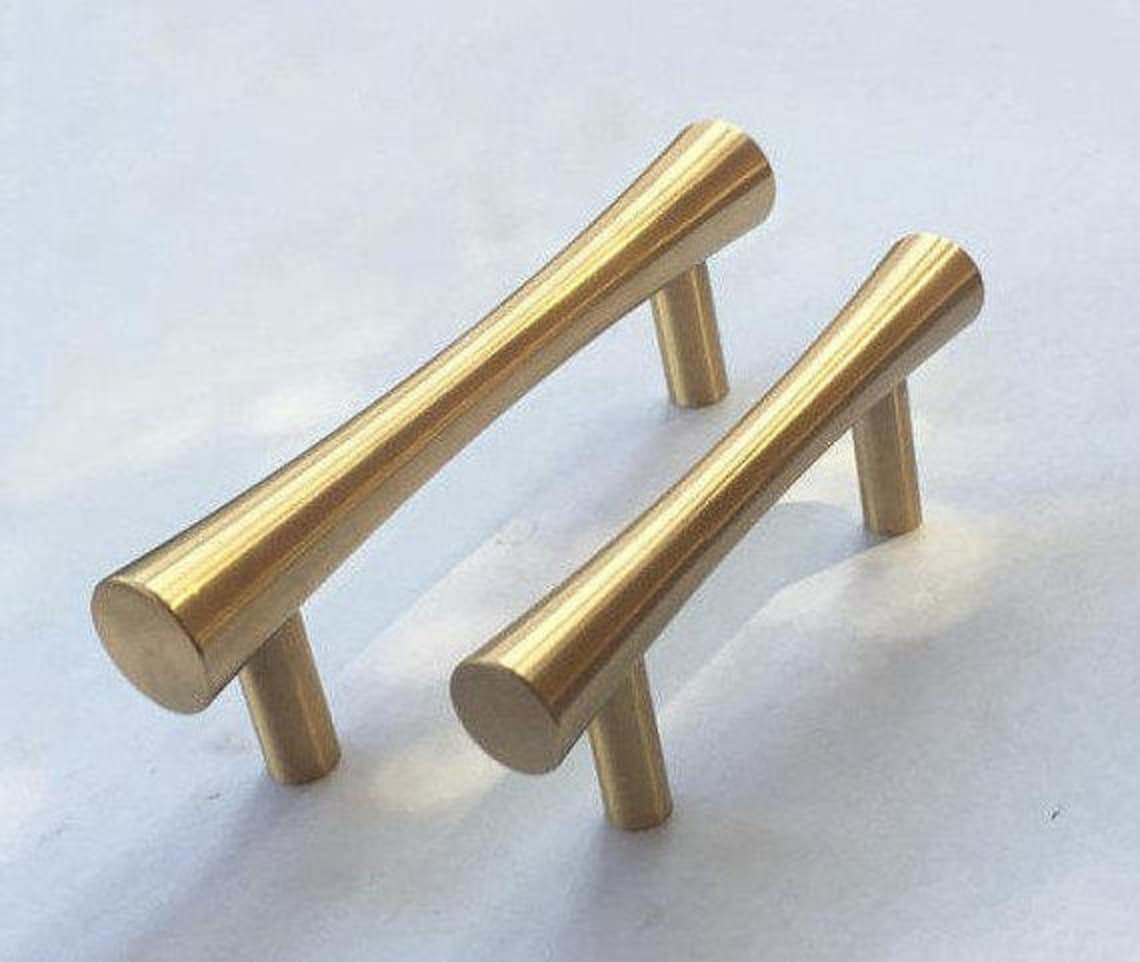 2.5'' 3.75'' Pure Copper Handles T Bar Etsy