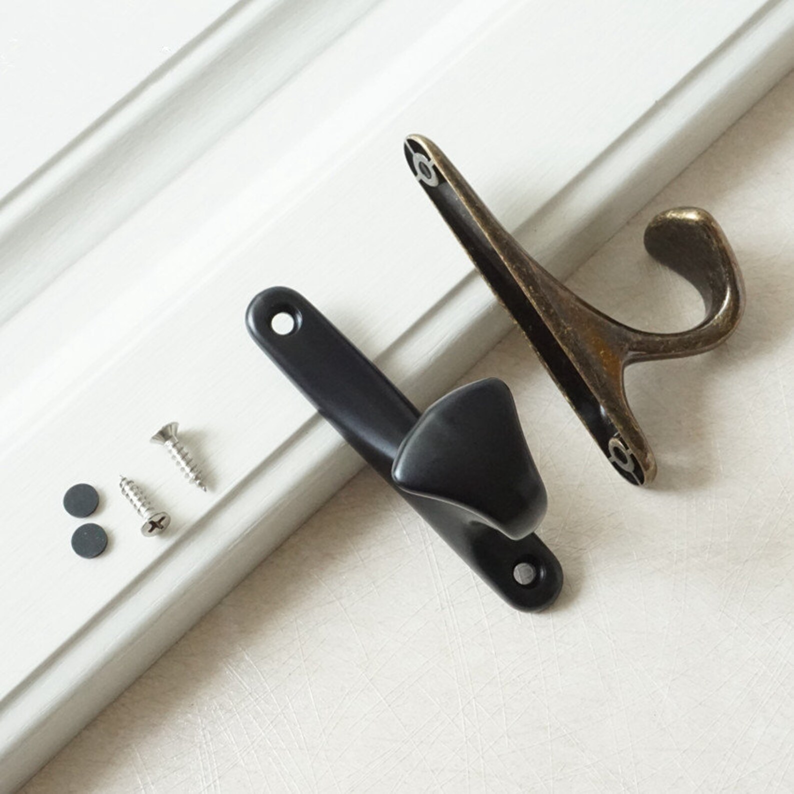 Black Brushed Nickel Coat Hook Wall Hook Antique Bronze Etsy