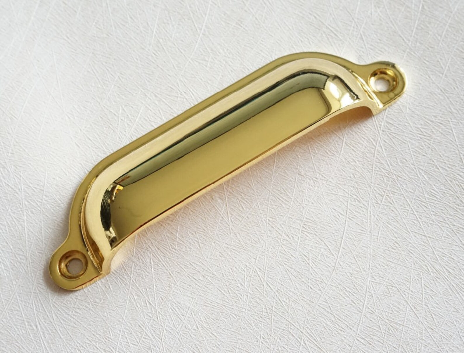 3.5 Gold Cup Bin Pulls Dresser Drawer Pulls Handles Etsy