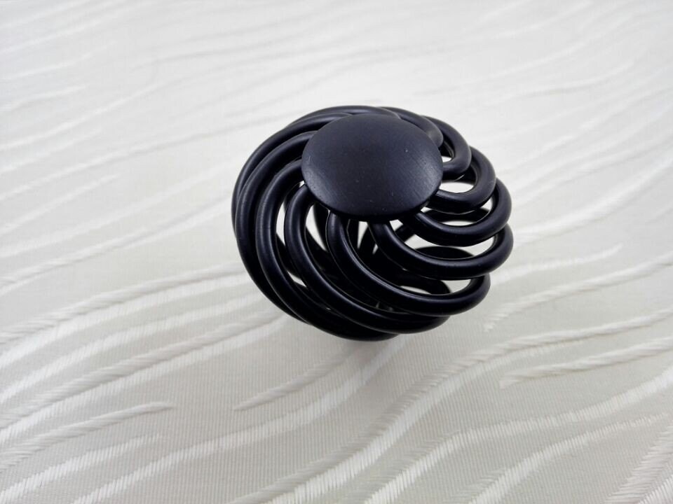 Black Birdcage Knobs Dresser Pulls Knobs Drawer Knobs Pulls Etsy