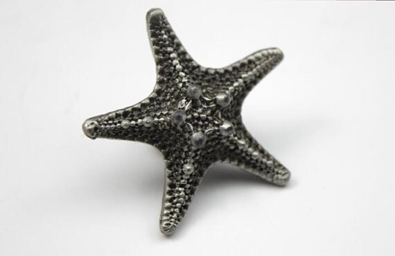 Starfish Dresser Knobs Beach Drawer Knobs Pulls Handles Etsy