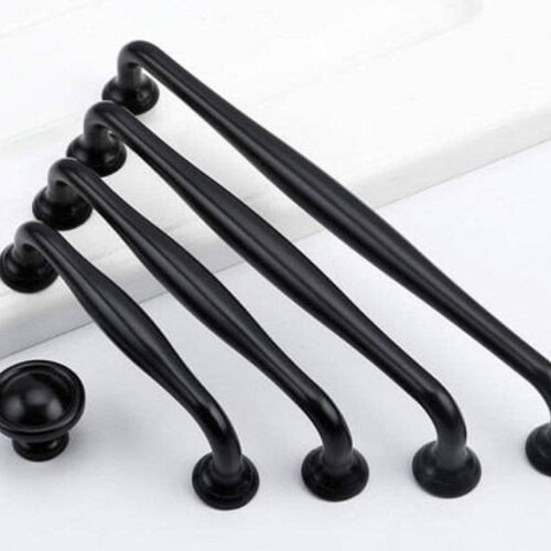 Large Drawer Pulls Handles Black Antique Bronze Dresser Pulls Etsy