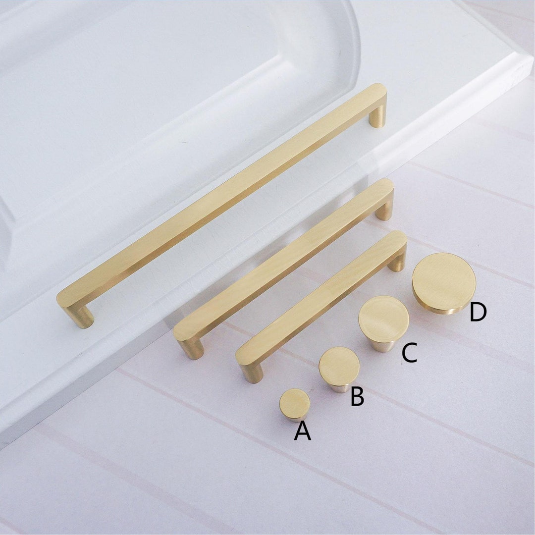 3.7857.56brass Drawer Knobs Pulls Gold Kitchen Knobs and Pulls Cupboard