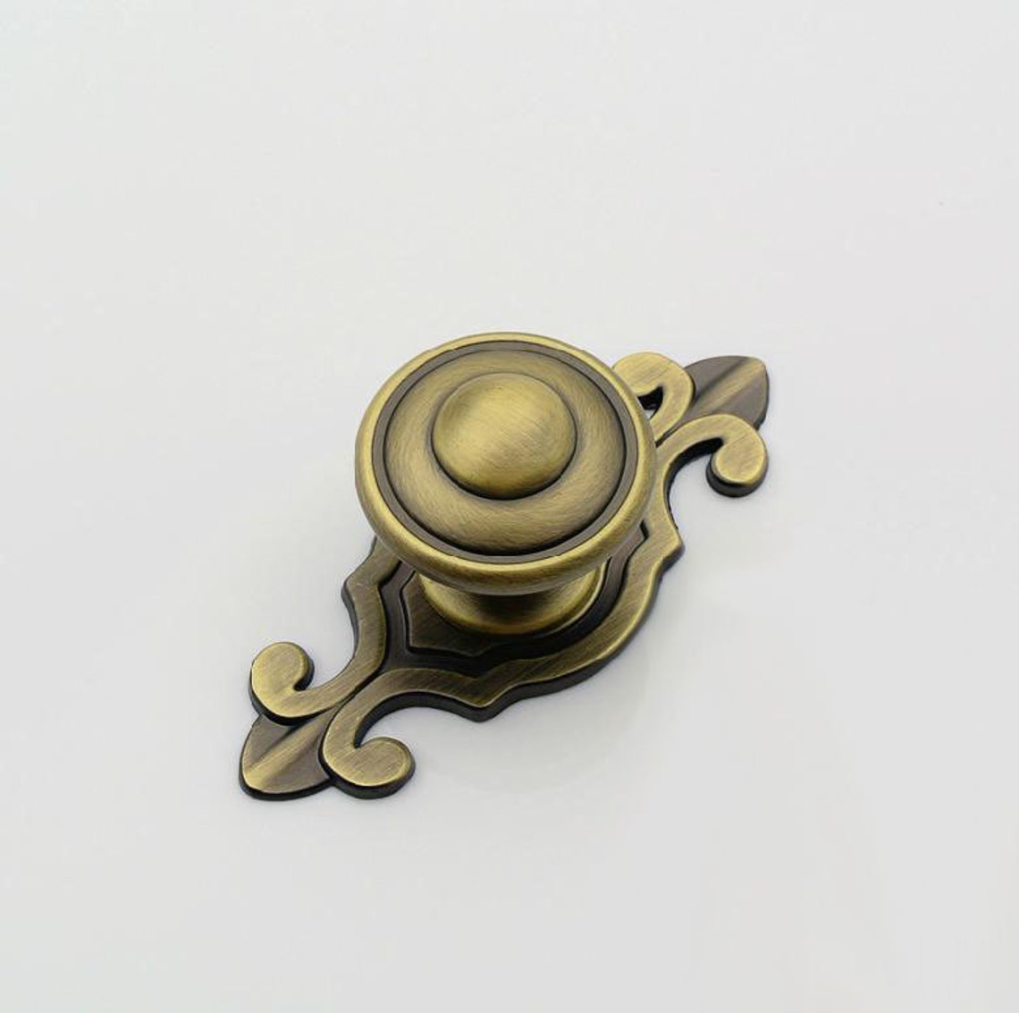 Antique Bronze Dresser Drawer Pull Handles Knob Metal Pulls / Etsy