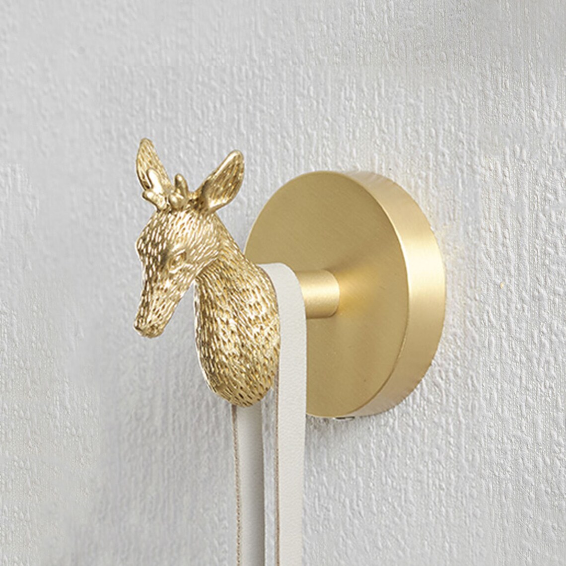 Gold Animal Wall Hooks Solid Brass Hooks Decor Coat Hook Etsy