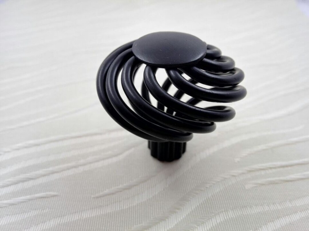 Black Birdcage Knobs Dresser Pulls Knobs Drawer Knobs Pulls Unique