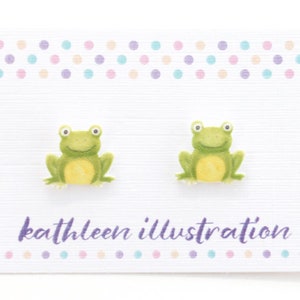 Frog Stud Earrings