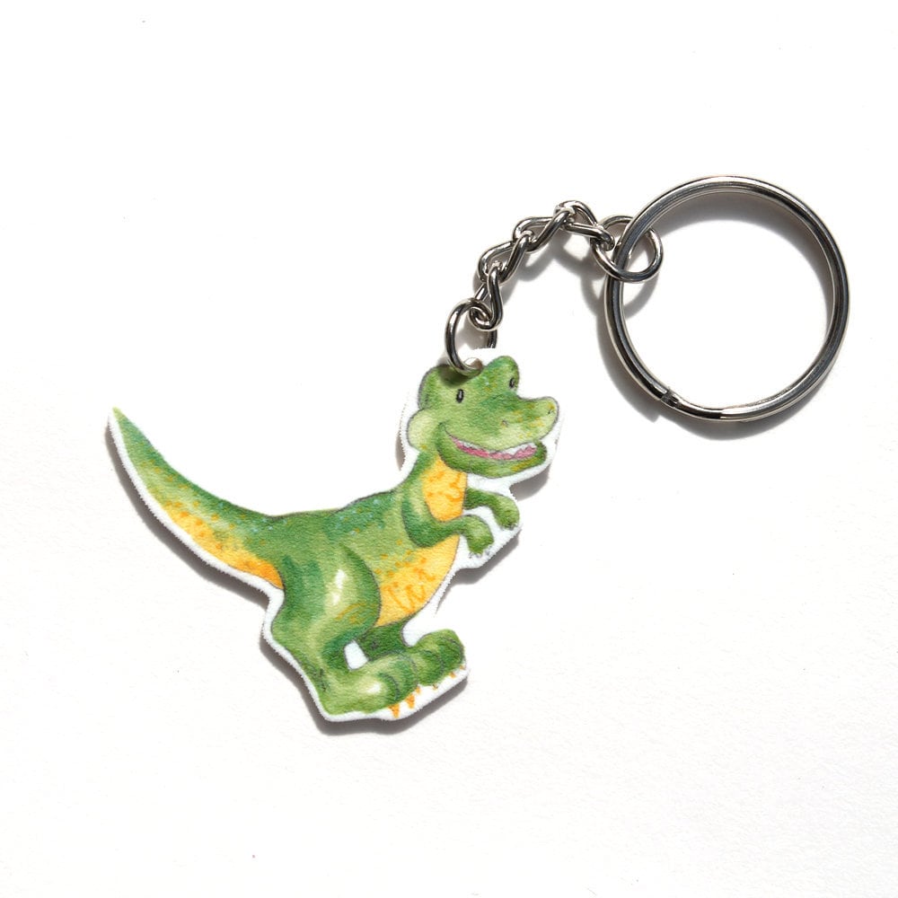 Tyrannosaurus Rex / Trex Dinosaur Keyring / Keychain Etsy UK