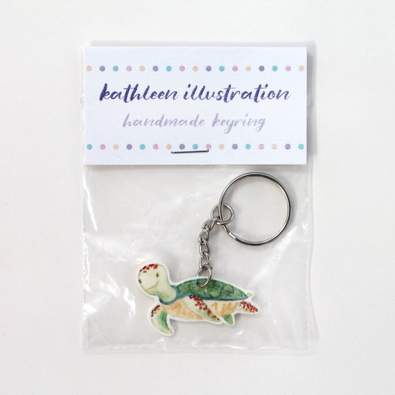 Cute turtle best sale keychain