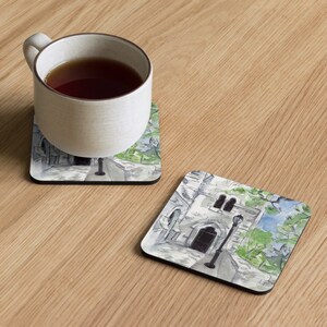 Central Park NYC Cork-back coaster