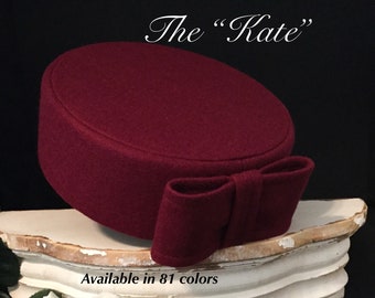 1950's Vintage Inspired Pillbox Hat “Kate”