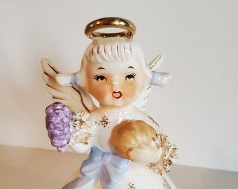 Vintage 1950s November US Thanksgiving Birthday Angel Japan