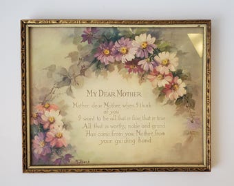 Beautiful M & B Motto "My Dear Mother"