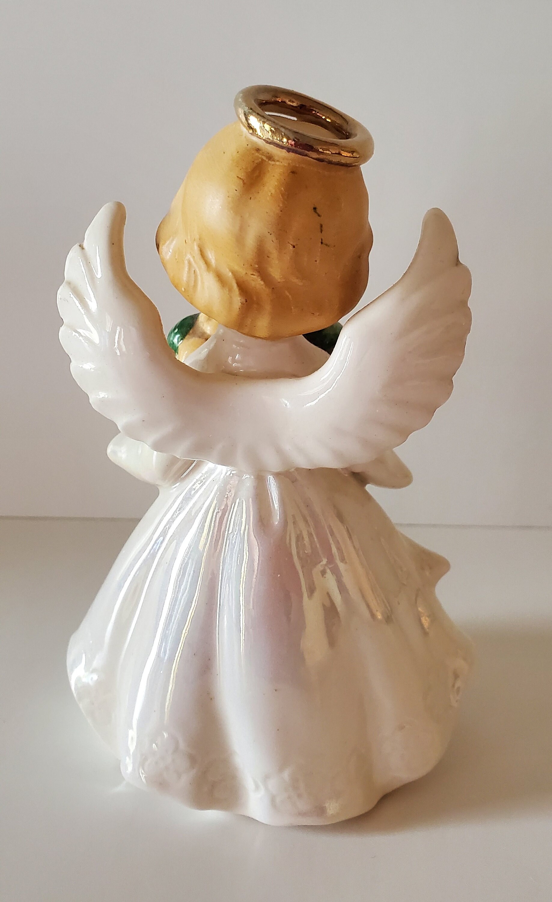 Lovely Thanksgiving Angel Figurine wth Basket of Fruit Etsy