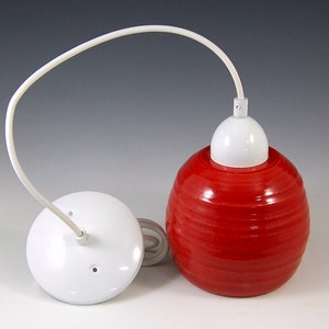 Handmade Pendant Lights with Hardware /Pendant Light/Kitchen Island/Pendant Lighting/Pendant Lights/Industrial Lighting/Red/Modern Pendant