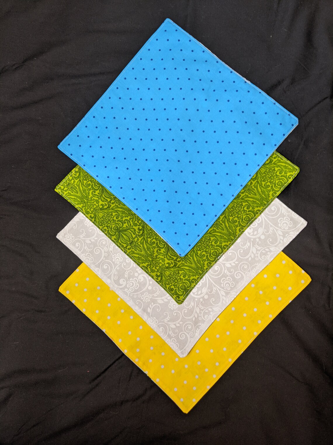 Cloth Napkins 12 Set of 4 Spring ColorsPastels Etsy